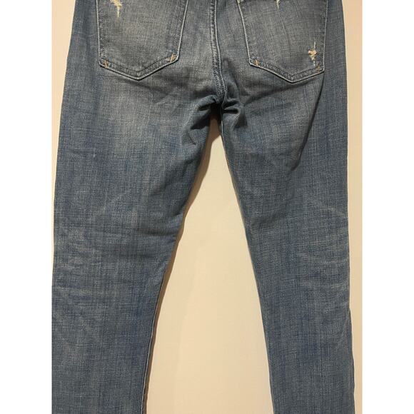 Pilcro And The Letterpress Anthropologie Light Wash Jeans Hyphen Fit Size 27 EUC - Picture 10 of 13